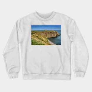 Dunnottar Castle on the Aberdeenshire coastline, Scotland Crewneck Sweatshirt